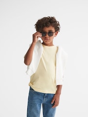 Limón - Camiseta con cuello redondo Bless de Reiss - Imagen 4 de 8