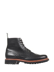 Jones Bootmaker Baker Street Goodyear Welt Black Ankle Boots - Image 2 of 6