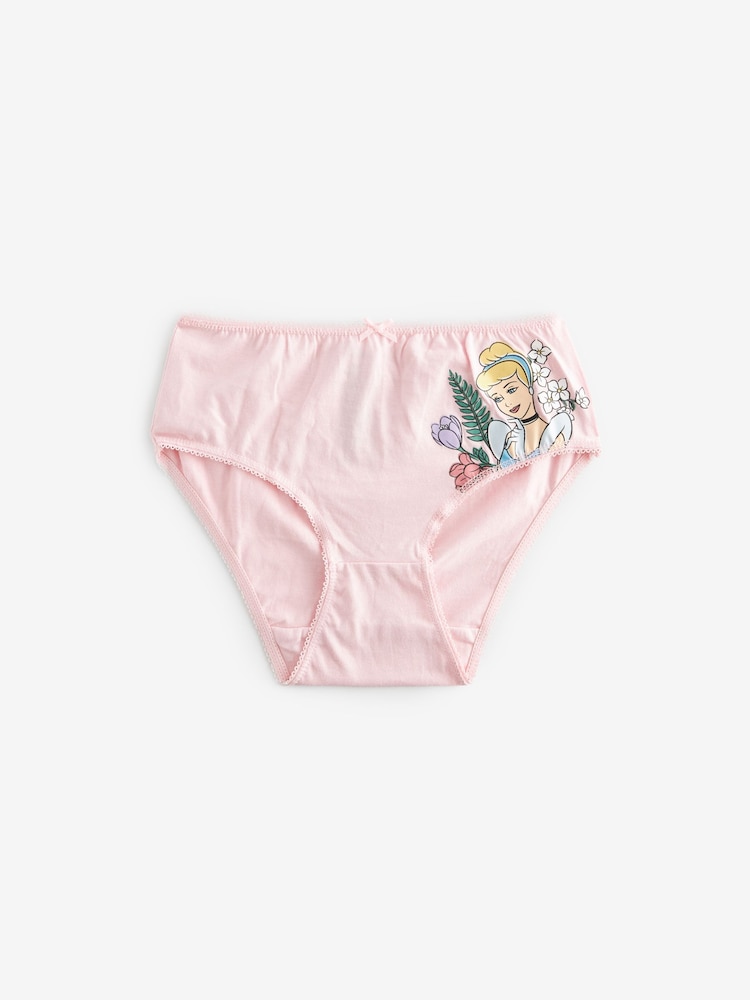 Multi Disney Princesses 100% Cotton Briefs 5 Pack (1.5-10yrs) - Image 3 of 7