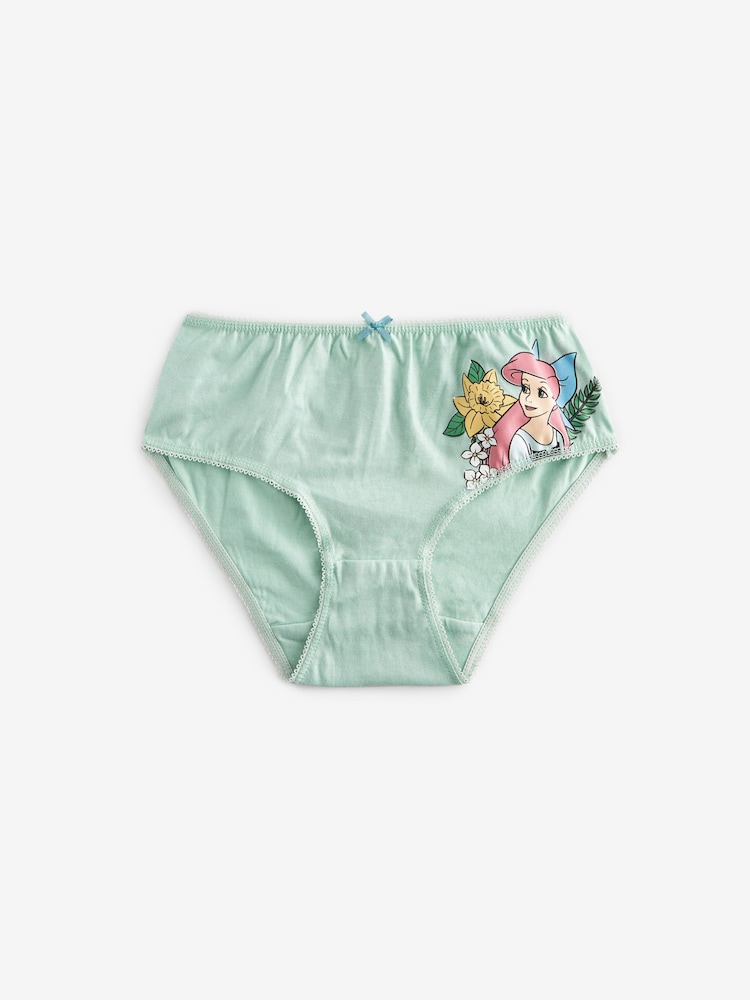 Multi Disney Princesses 100% Cotton Briefs 5 Pack (1.5-10yrs) - Image 4 of 7