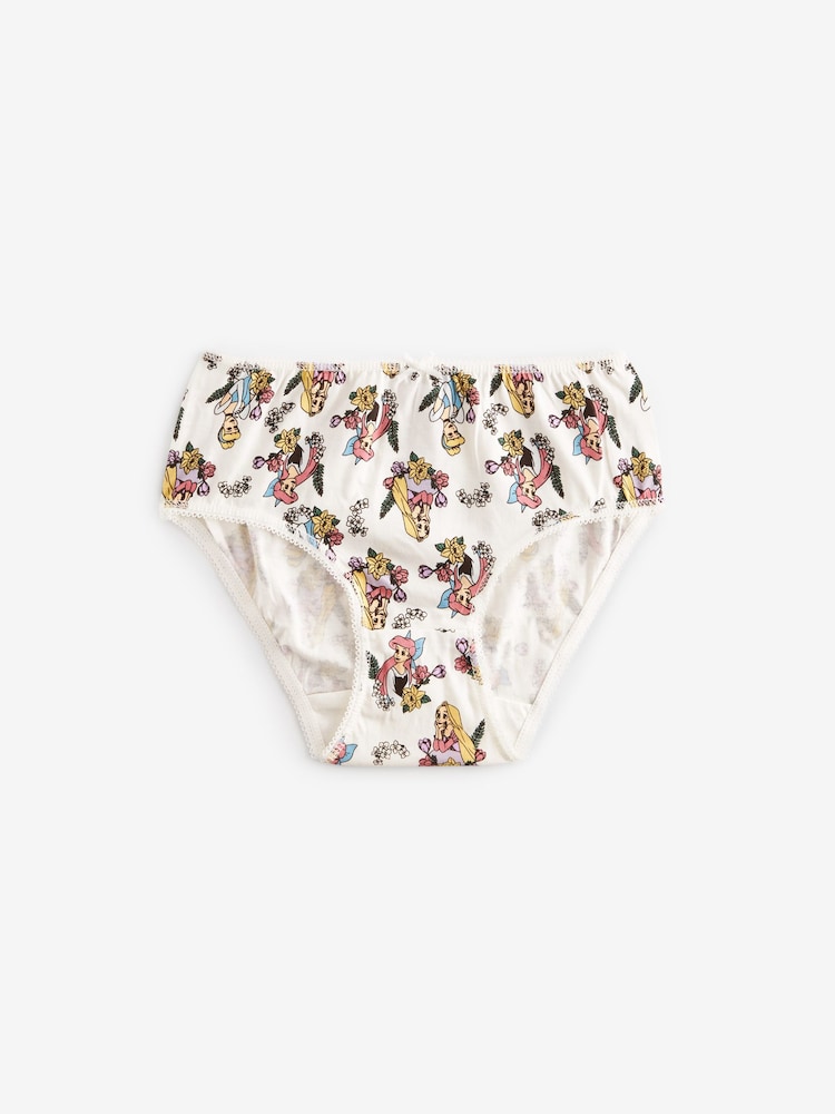 Multi Disney Princesses 100% Cotton Briefs 5 Pack (1.5-10yrs) - Image 5 of 7