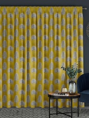 Sunflower Yellow Sellus Made To Measure 100% Cotton Curtains - Image 2 of 9