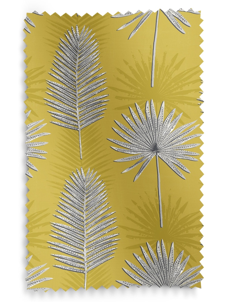 Sunflower Yellow Sellus Made To Measure 100% Cotton Curtains - Image 9 of 9