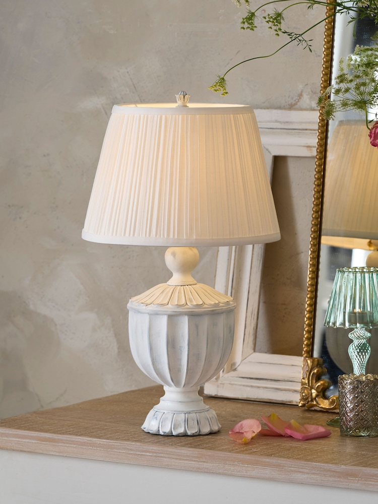 Shabby Chic by Rachel Ashwell® White Florence Table Lamp - Image 1 of 4