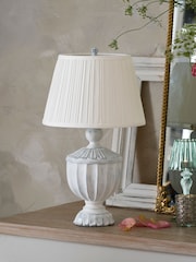 Shabby Chic by Rachel Ashwell® White Florence Table Lamp - Image 2 of 4