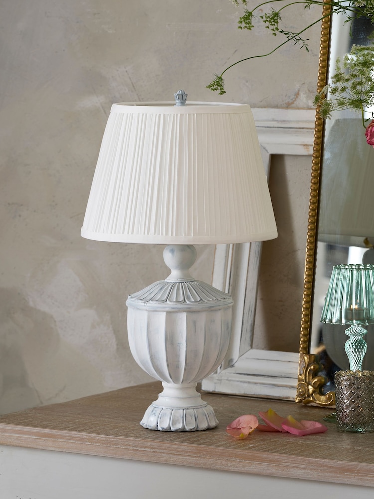 Shabby Chic by Rachel Ashwell® White Florence Table Lamp - Image 2 of 4