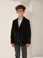 Angel & Rocket Black Velvet Georgie Blazer - Image 1 of 6