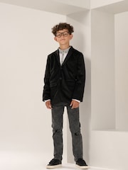 Angel & Rocket Black Velvet Georgie Blazer - Image 2 of 6