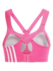 adidas Pink TLRD Impact Training High-Support Bra - Image 6 of 6
