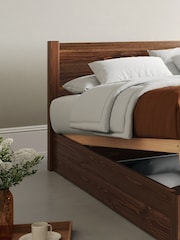 Get Laid Beds Coffee Bean Ottoman Storage Square Leg Solid Wood Bed - Image 3 of 4