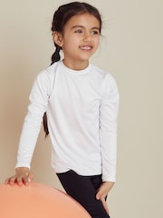 White Long Sleeve Base Layer (3-16yrs) - Image 1 of 6