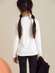 White Long Sleeve Base Layer (3-16yrs) - Image 3 of 6