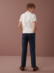 Navy Blue Premium Chino Trousers (3-16yrs) - Image 2 of 5