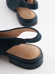 Темно-синий - Кожаные брюки с ремешком через пятку Forever Comfort® - Image 6 of 6