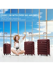 Flight Knight Large Hardcase Lightweight Check In Suitcase With 4 Wheels - Image 7 of 7
