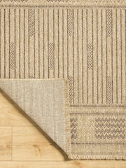 LIVABLISS Brown Indoor / Outdoor Mirage Cottage Fringe Jute Look Runner - Image 2 of 7