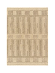 LIVABLISS Brown Indoor / Outdoor Mirage Cottage Fringe Jute Look Runner - Image 5 of 7
