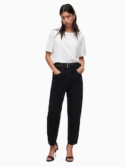 Weiß - AllSaints Boyfriend Pippa-T-Shirt aus 100 % Baumwolle - Bild 4 von 5