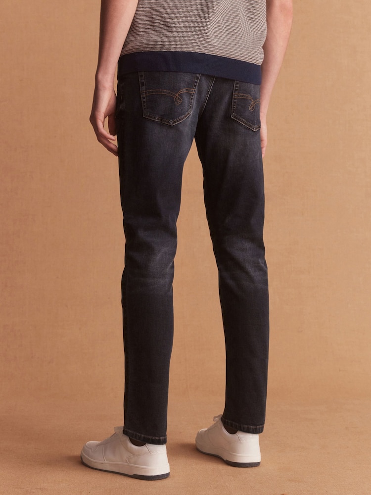 Indigo Blue Single Slim Fit Classic Stretch Jeans - Image 2 of 9