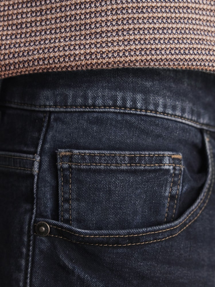 Indigoblauw - Enkele - Slim fit klassieke stretchy jeans - Image 4 of 9