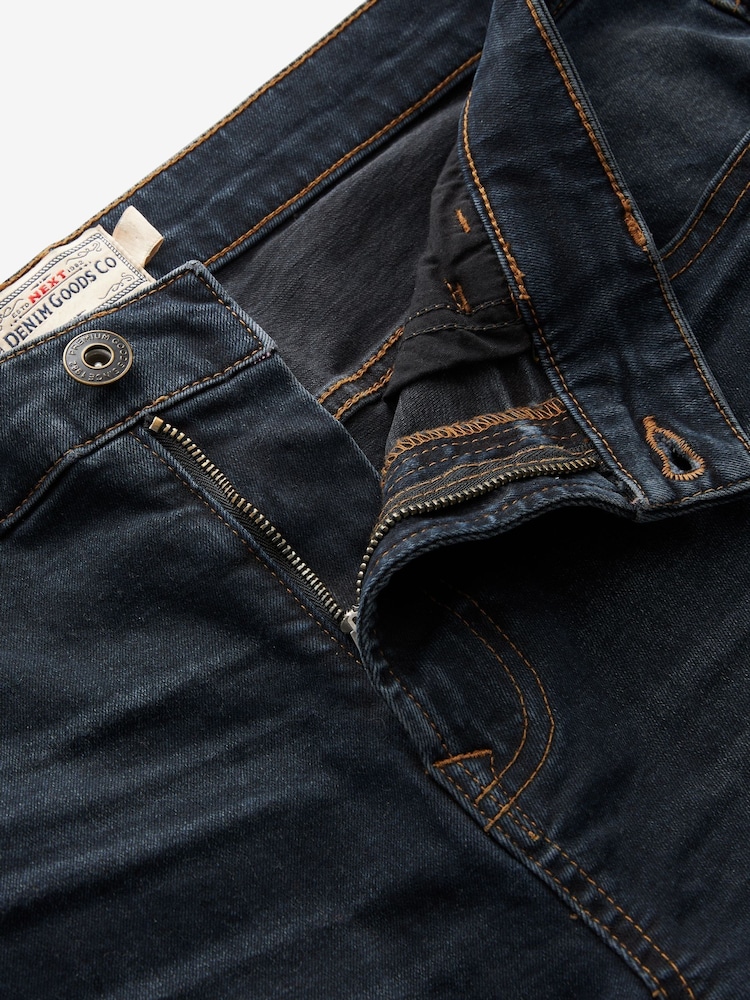 Indigoblauw - Enkele - Slim fit klassieke stretchy jeans - Image 7 of 9