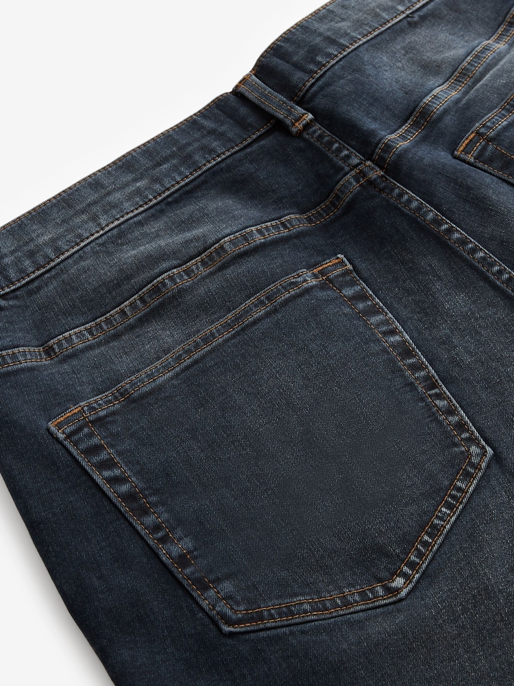 Indigoblauw - Enkele - Slim fit klassieke stretchy jeans - Image 8 of 9