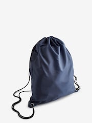 Navy Blue Drawstring Gym Bag - Image 3 of 4