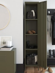Dorel Home Olive Green Europe Bradford Single Metal Storage Cabinet - Image 2 of 4