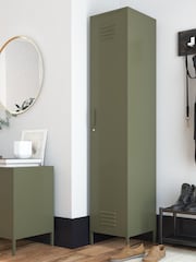 Dorel Home Olive Green Europe Bradford Single Metal Storage Cabinet - Image 3 of 4