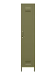 Dorel Home Olive Green Europe Bradford Single Metal Storage Cabinet - Image 4 of 4