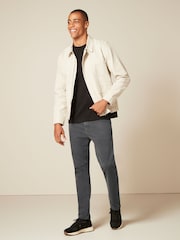 Grey Charcoal Slim Fit Coloured Stretch Jeans - Image 2 of 8