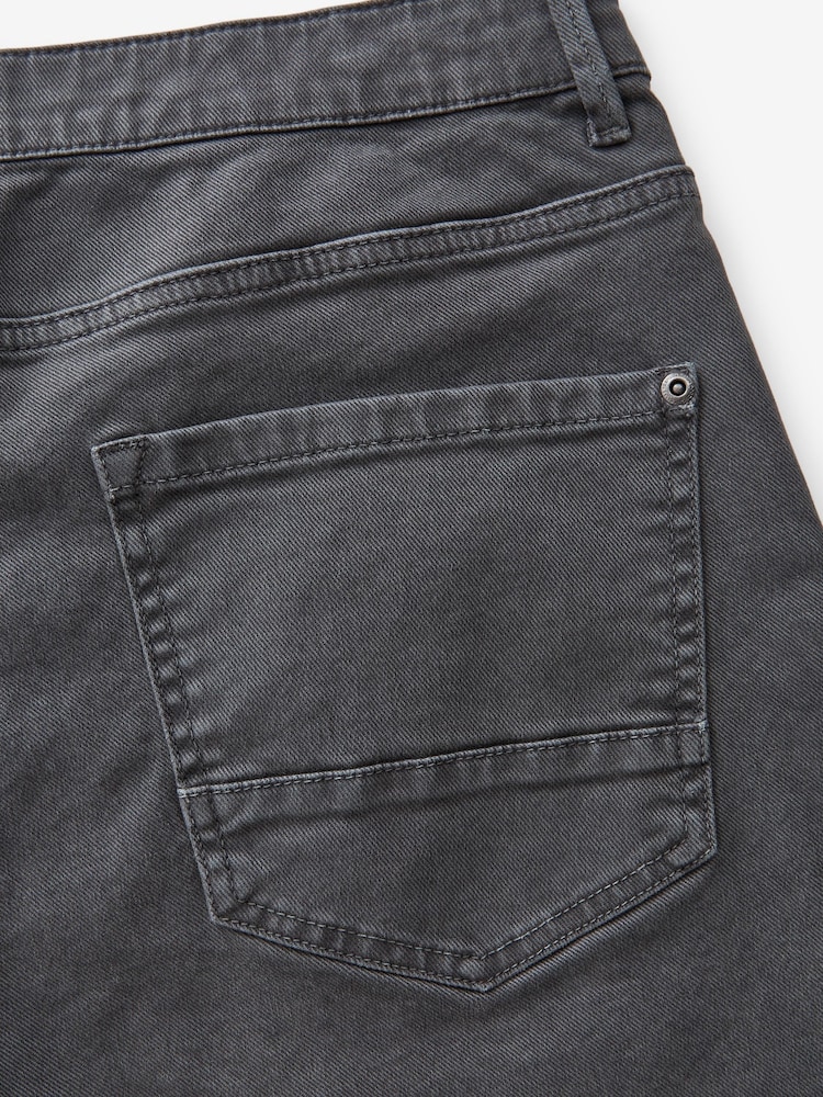 Gris anthracite - Slim Fit (Slim Fit) - Jeans stretch colorées - Image 7 of 8