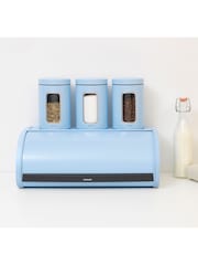 Brabantia Blue Roll Top Bread Bin - Image 1 of 4
