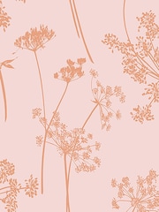 Graham & Brown Pink Anthriscus Blush 10M Wallpaper - Image 2 of 3