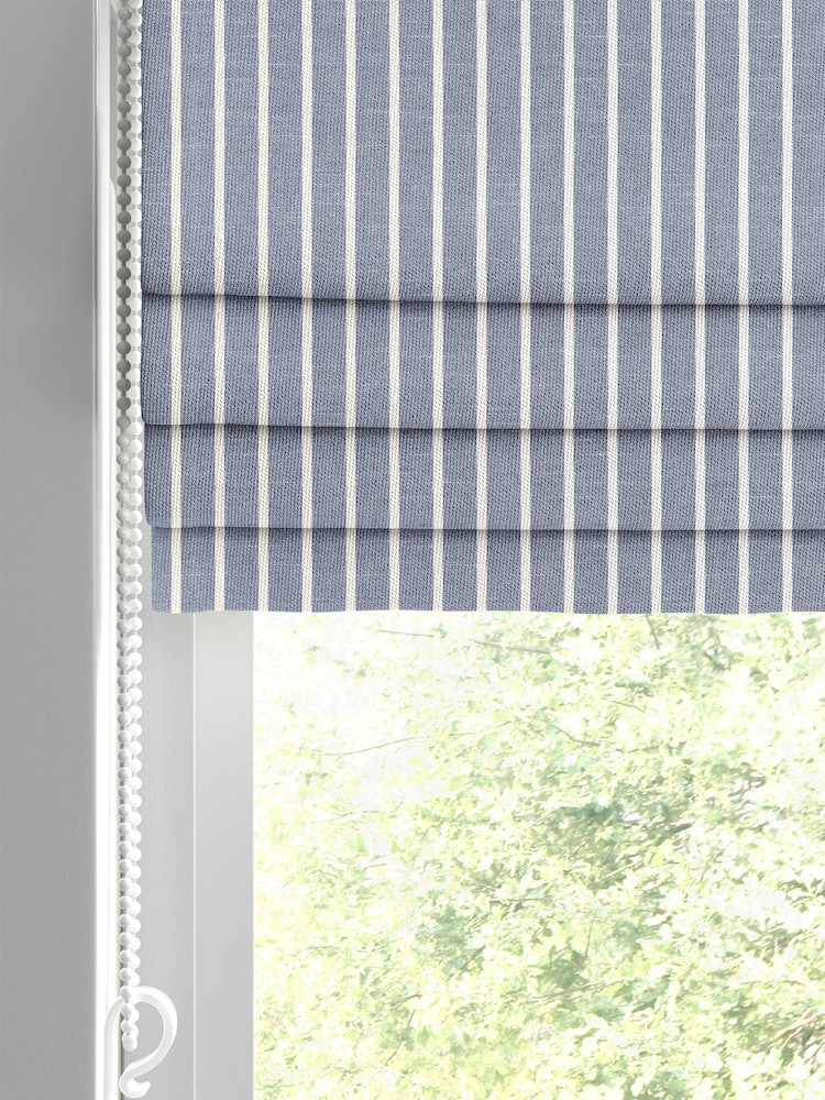 Blue Franklin Made To Measure Roman 100% Cotton Blinds - Image 2 of 6