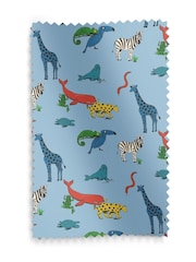 Cath Kidston Mid Blue Kids Animals Made To Measure Roller Blinds - Image 5 of 6