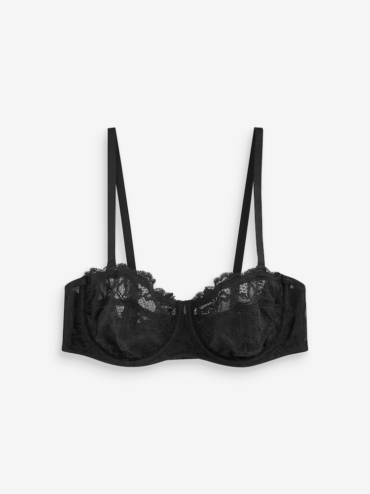 Black/Praline Nude Non Pad Strapless Bras 2 Pack B-E - Image 10 of 10