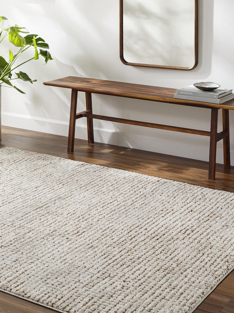 LIVABLISS Brown Freud Modern High Pile Rug - Image 1 of 6 LIVABLISS Brown Freud Modern High Pile Rug - Image 1 of 6