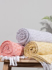 furn. Orange Jewels Throw - Image 2 of 4