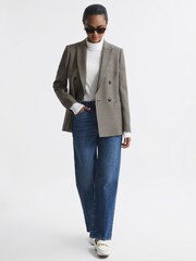 Reiss White Piper Fitted Roll Neck T-Shirt - Image 3 of 5