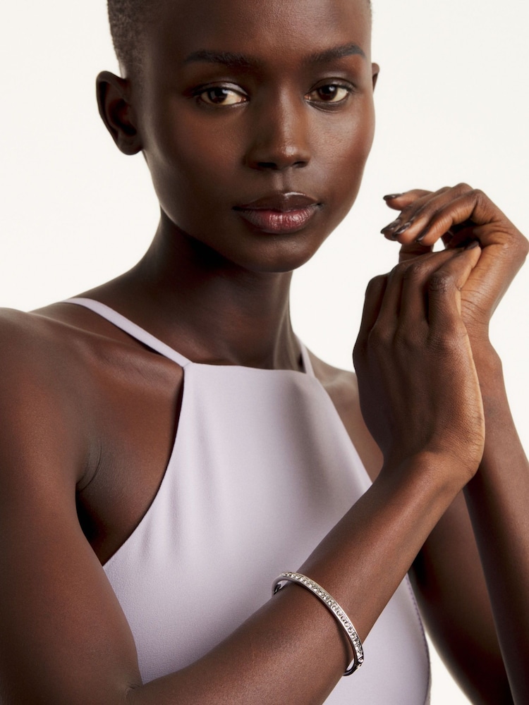 Zilverkleurig - Ted Baker CLEMARA: scharnierarmband met kristallen - Image 5 of 9