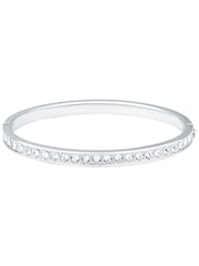 Ted Baker Silver Tone CLEMARA: Crystal Hinge Bangle - Image 7 of 9