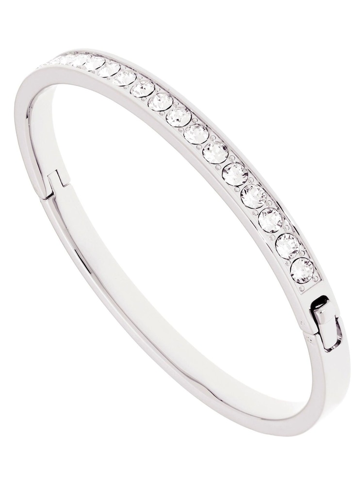 Zilverkleurig - Ted Baker CLEMARA: scharnierarmband met kristallen - Image 8 of 9