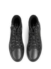 Hotter Black Extra Wide Fit Hotter Rapid Black Lace-Up/Zip Boots - Image 3 of 4