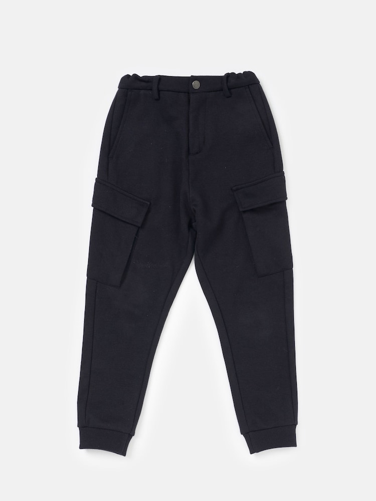 Angel & Rocket Blue Smart Cargo Trousers - Image 2 of 4
