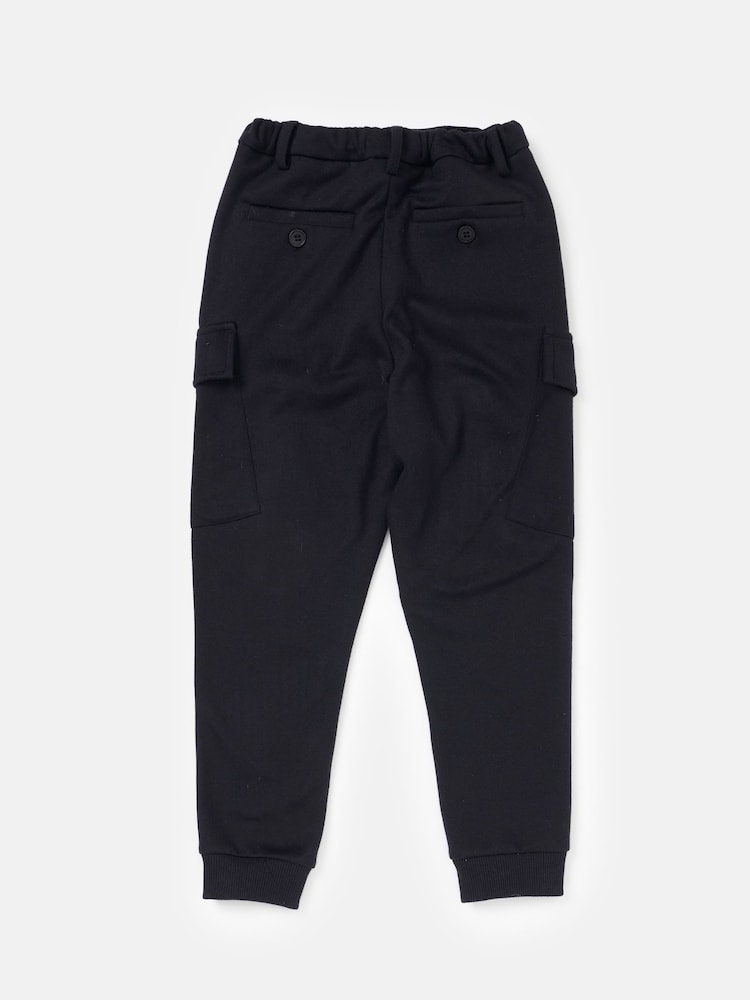Angel & Rocket Blue Smart Cargo Trousers - Image 3 of 4