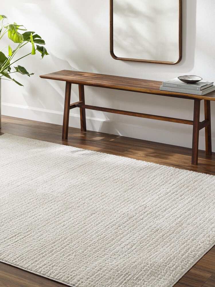 LIVABLISS Ivory Freud Modern High Pile Rug - Image 1 of 5 LIVABLISS Ivory Freud Modern High Pile Rug - Image 1 of 5