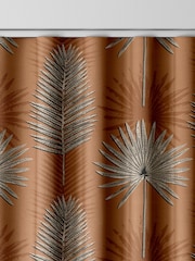 Terracotta Orange Sellus Made To Measure 100% Cotton Curtains - Image 8 of 9