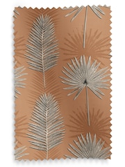 Terracotta Orange Sellus Made To Measure 100% Cotton Curtains - Image 9 of 9