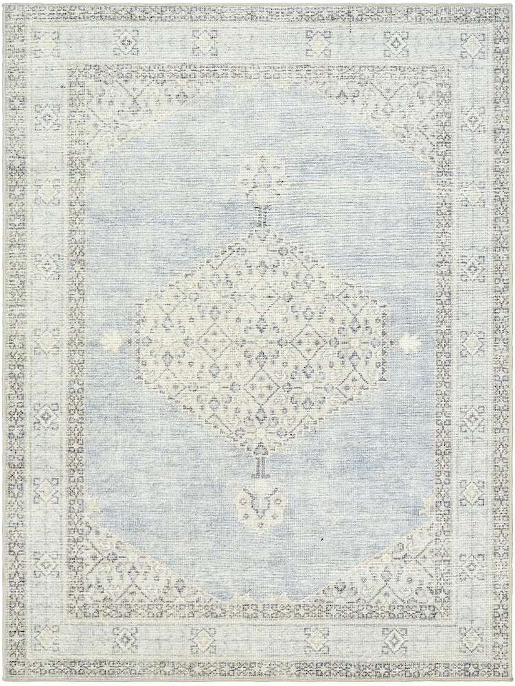 LIVABLISS Blue Lila Becki Owens Vintage Traditional Boho Rug - Image 6 of 6 LIVABLISS Blue Lila Becki Owens Vintage Traditional Boho Rug - Image 6 of 6